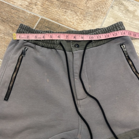 Thom Browne Gray Tapered Leg Sweatpants 4 Stripe Zip Pockets Mens S - Picture 14 of 14